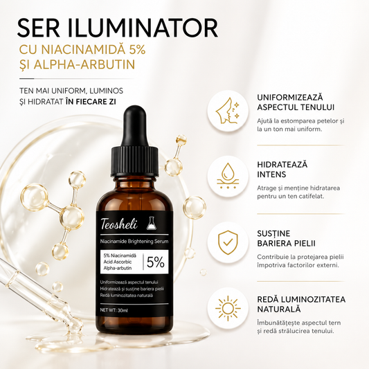 Ser Iluminator cu Niacinamidă 5% și Alpha-Arbutin